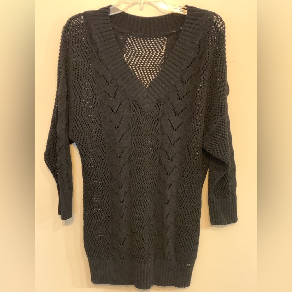 GUESS  Black Knit Sweater